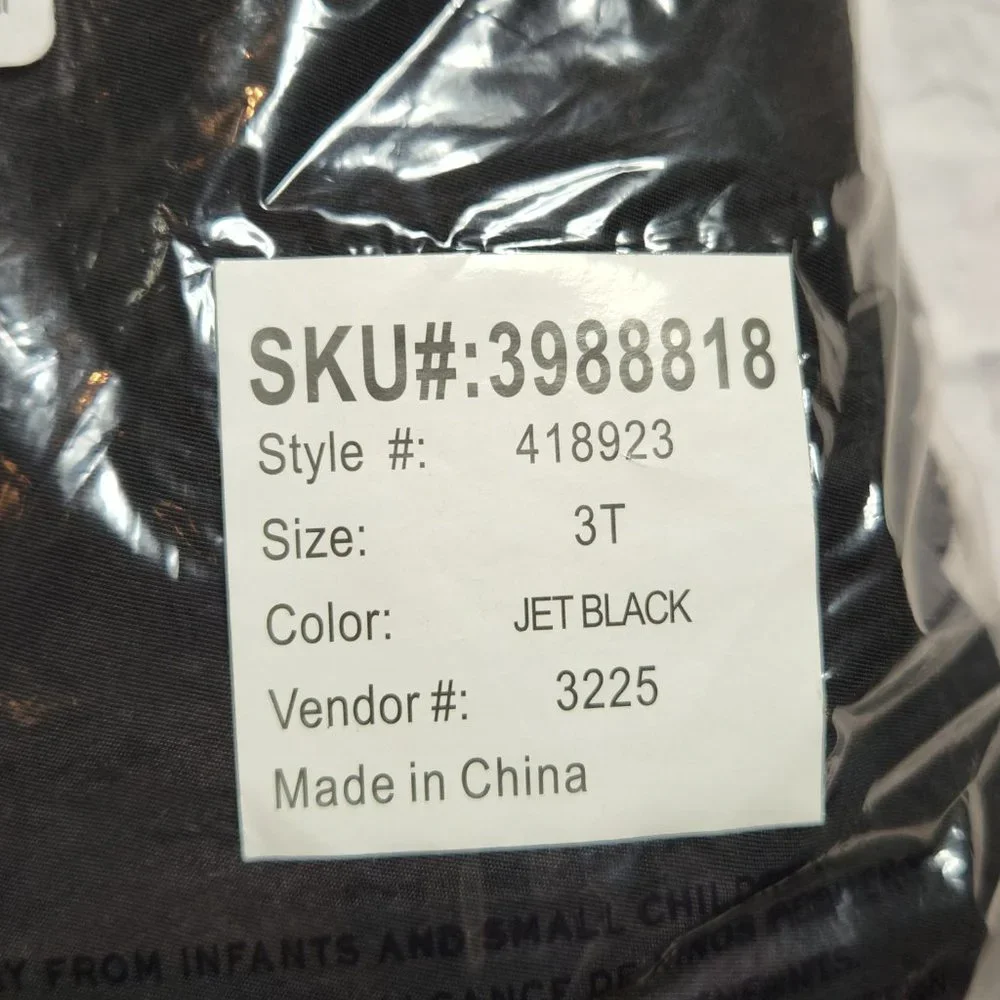 New Unisex 3T Waterproof Squall Snow Bib Black Grow a Long - Picture 10 of 14